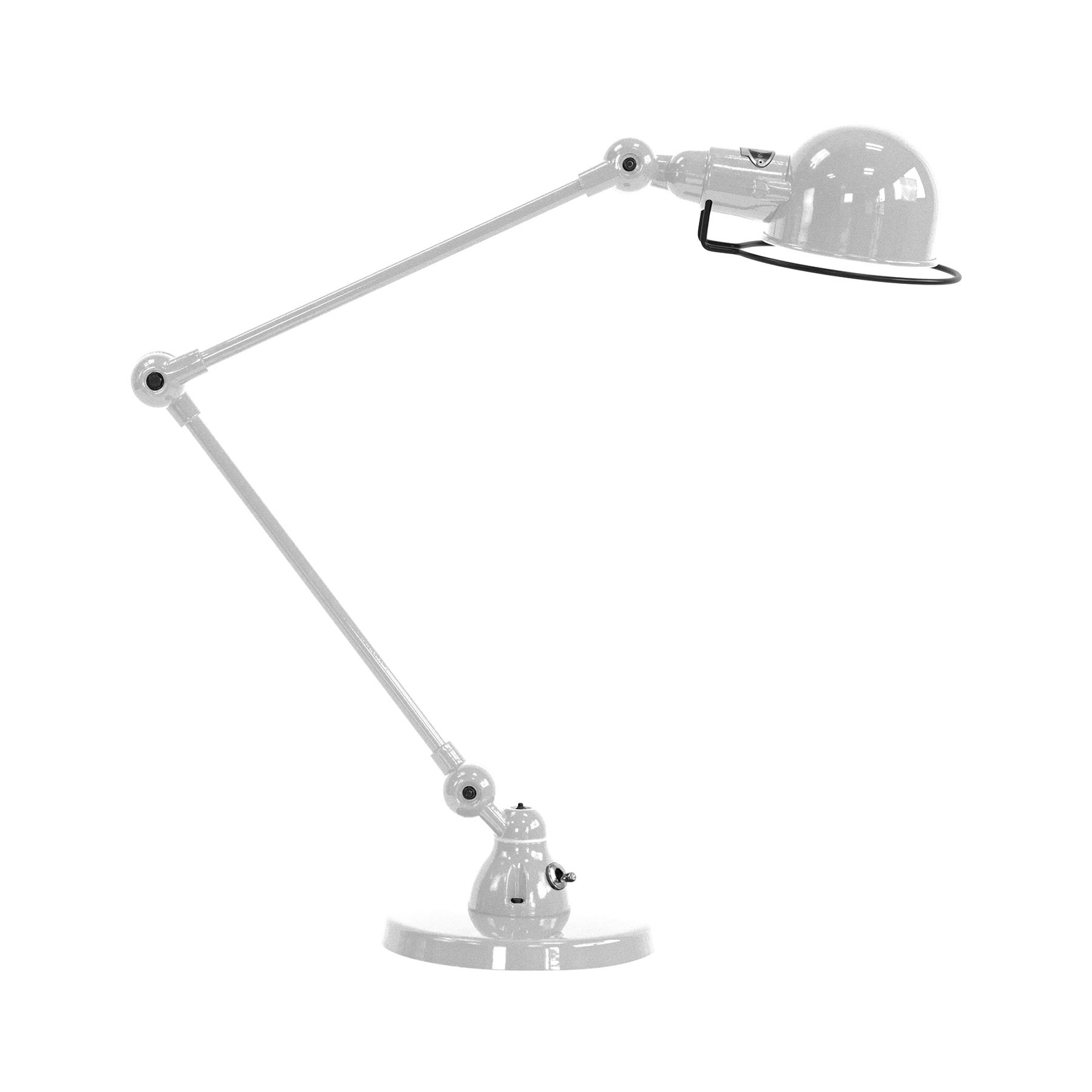 Jieldé Signal SI333 bordslampa med fot, silvergrå