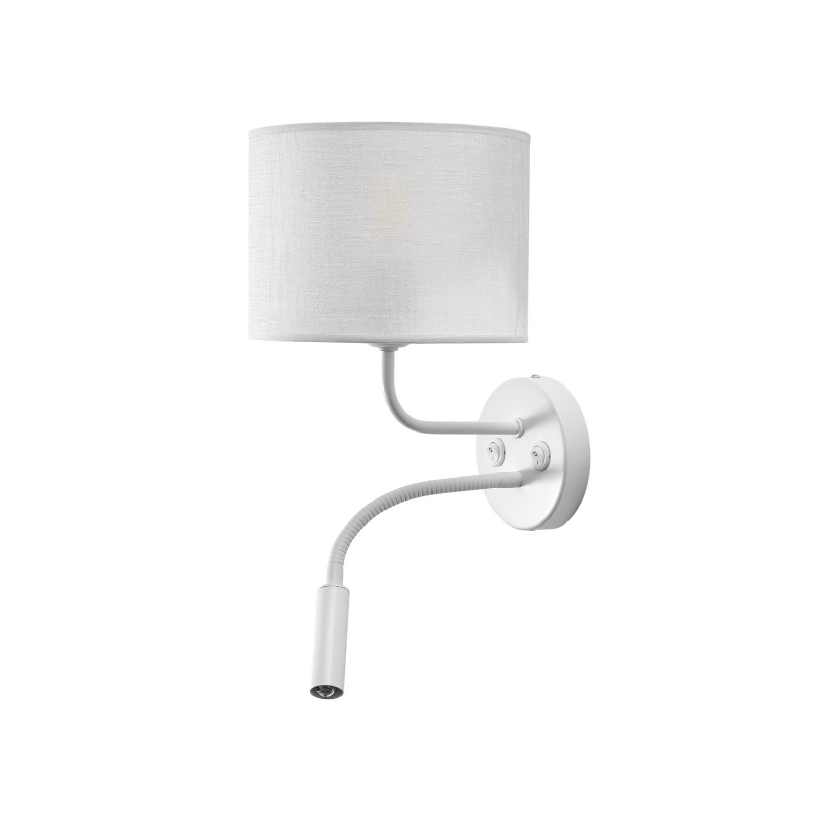 Roller seinavalgusti, valge, kangas, lugemisvalgusti Roller seinavalgusti, valge, kangas, lugemisvalgusti