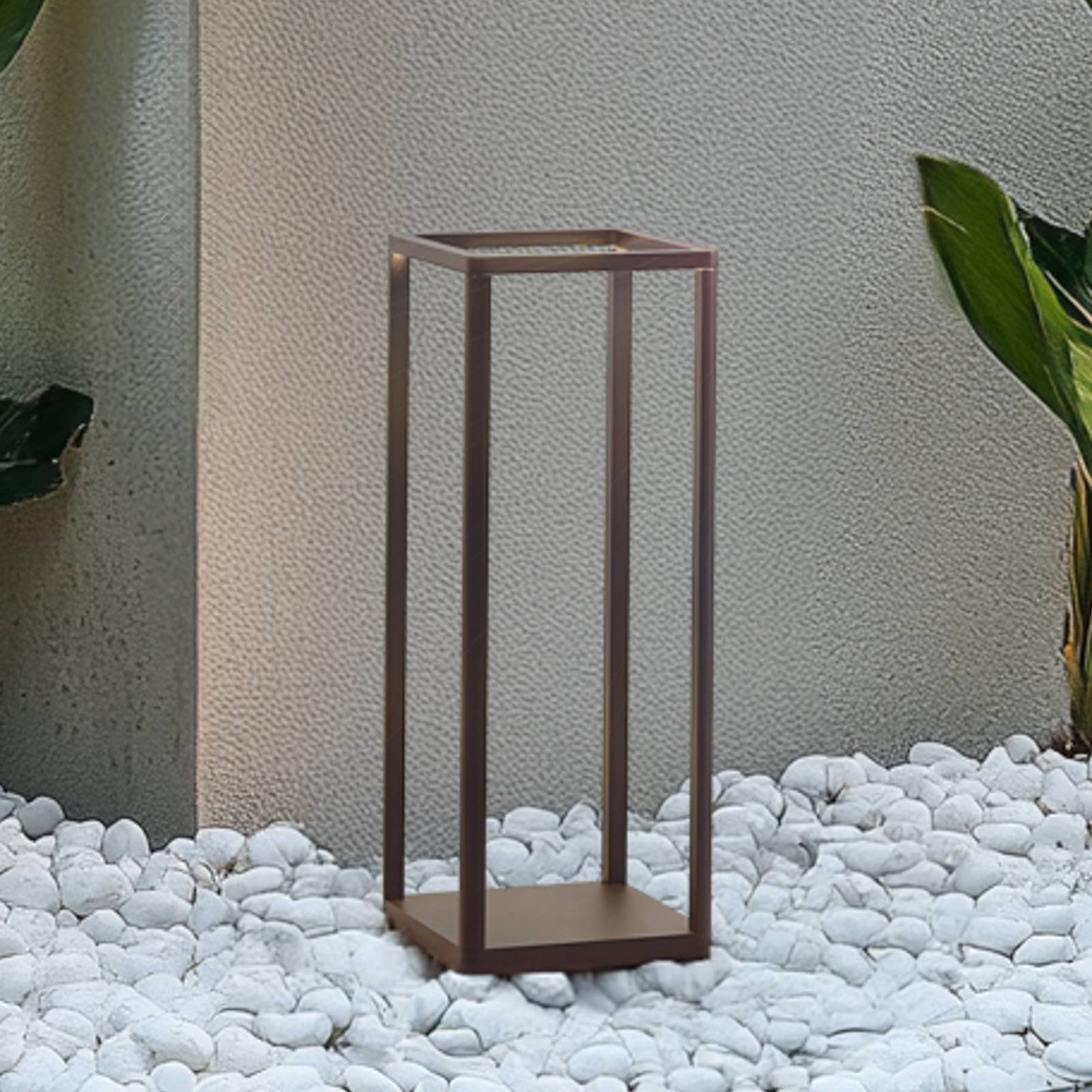 Słupek oświetleniowy LED Thorvid, wysokość 50 cm, czarny