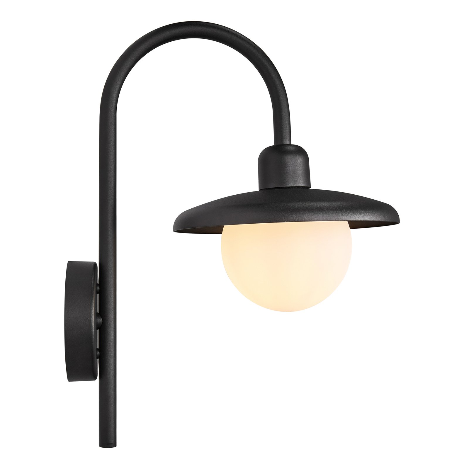Berlo Außenwandleuchte, schwarz - Nordlux