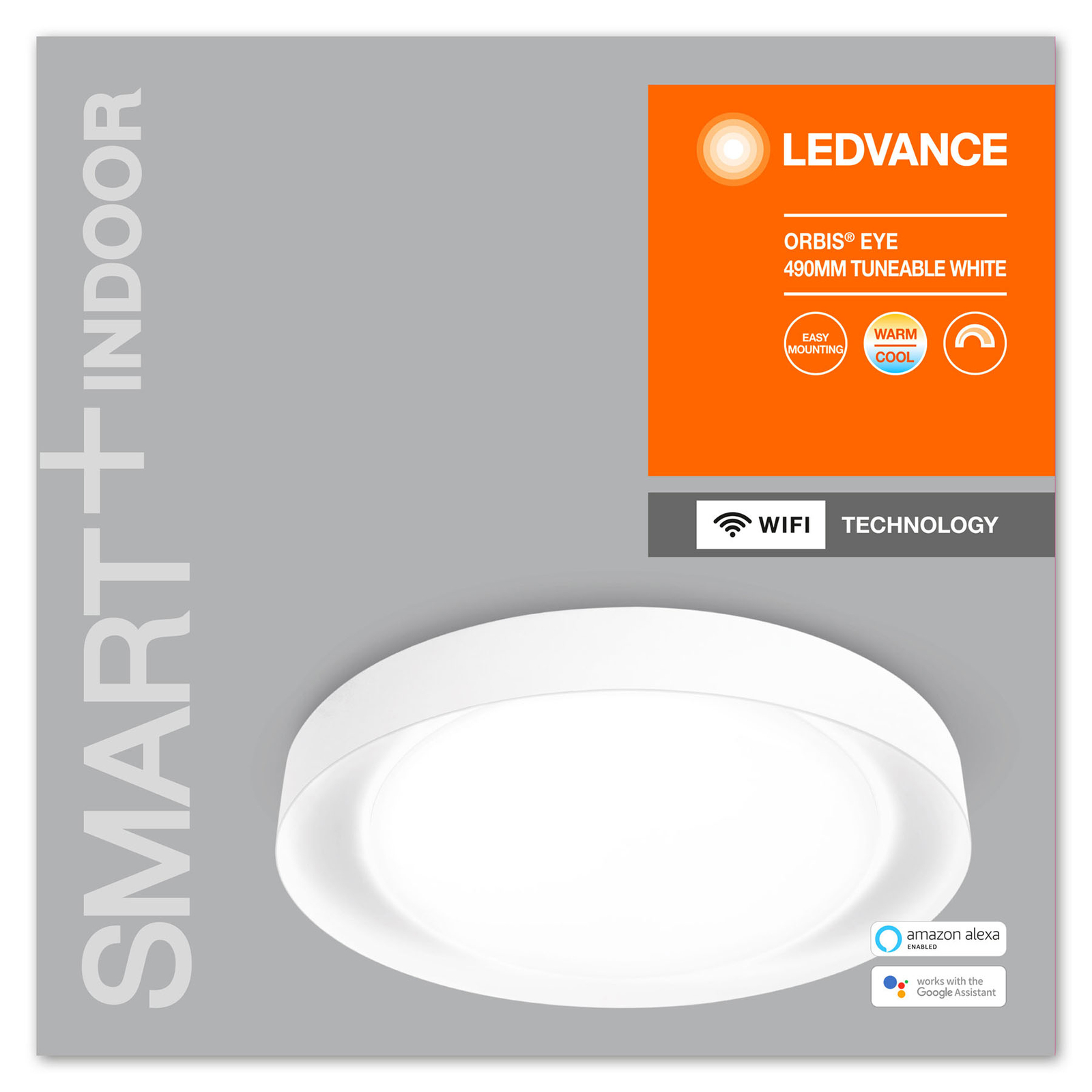 LEDVANCE SMART+ WiFi Orbis Eye CCT 49 cm hvit