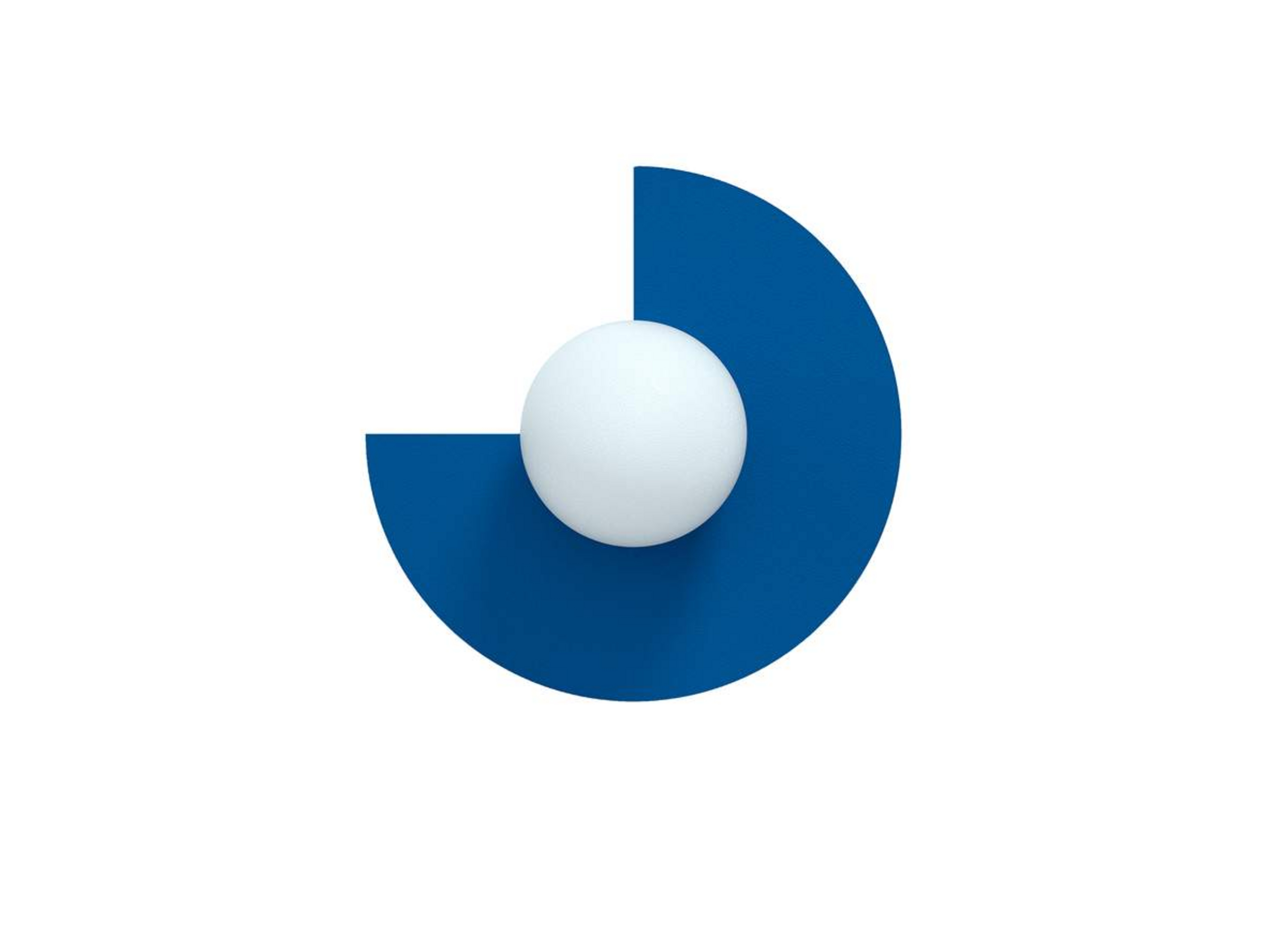 Candy Big Circle 270 S Wandleuchte, blau - Swedish Ninja