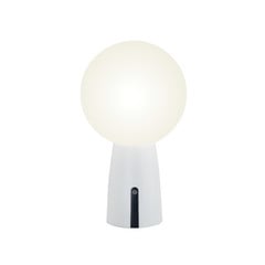 Zafferano Olimpia bordlampe batteri, IP54 hvid
