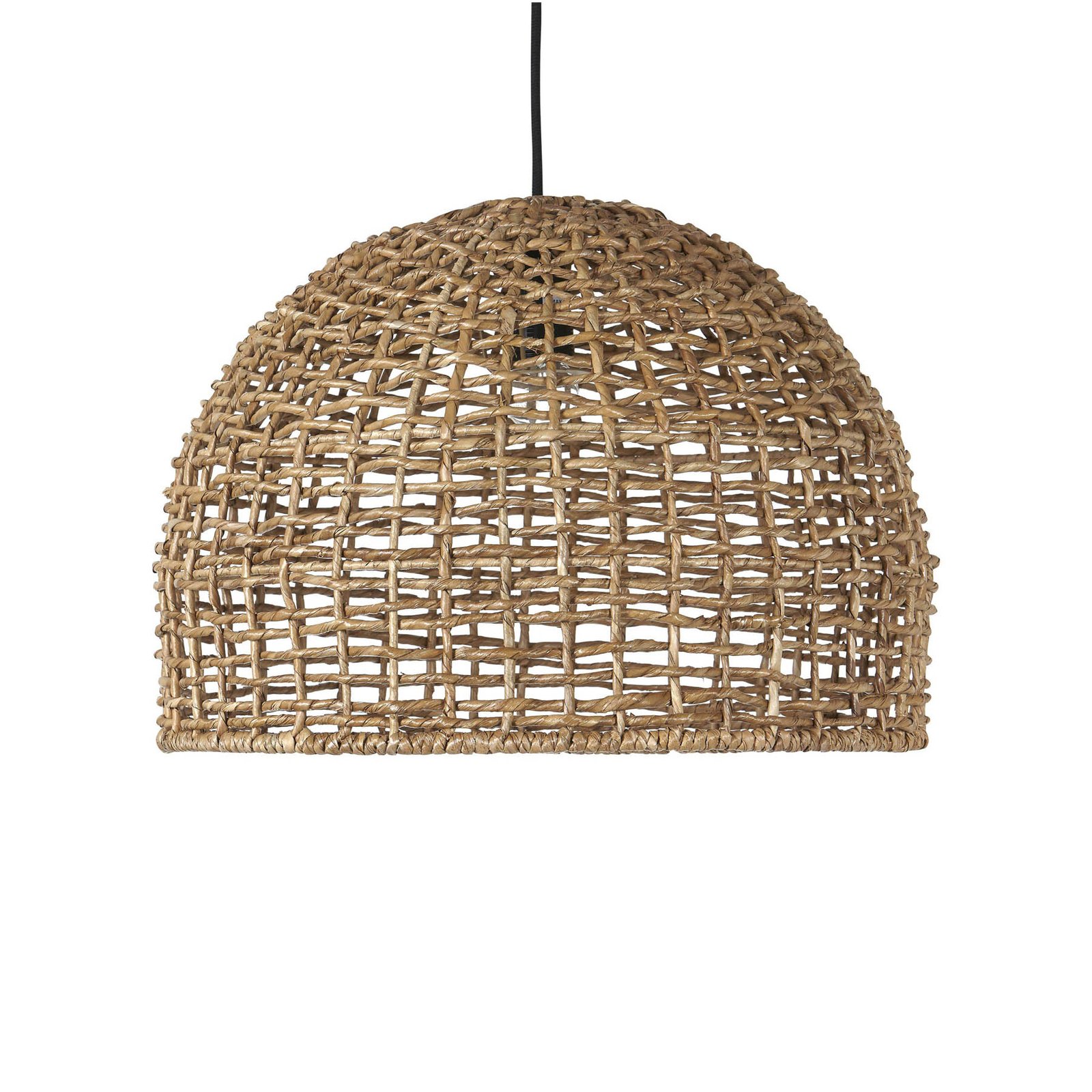 PR Home Hängeleuchte Cebu, Ø 57 cm, Lampakanay-Schirm, IP20