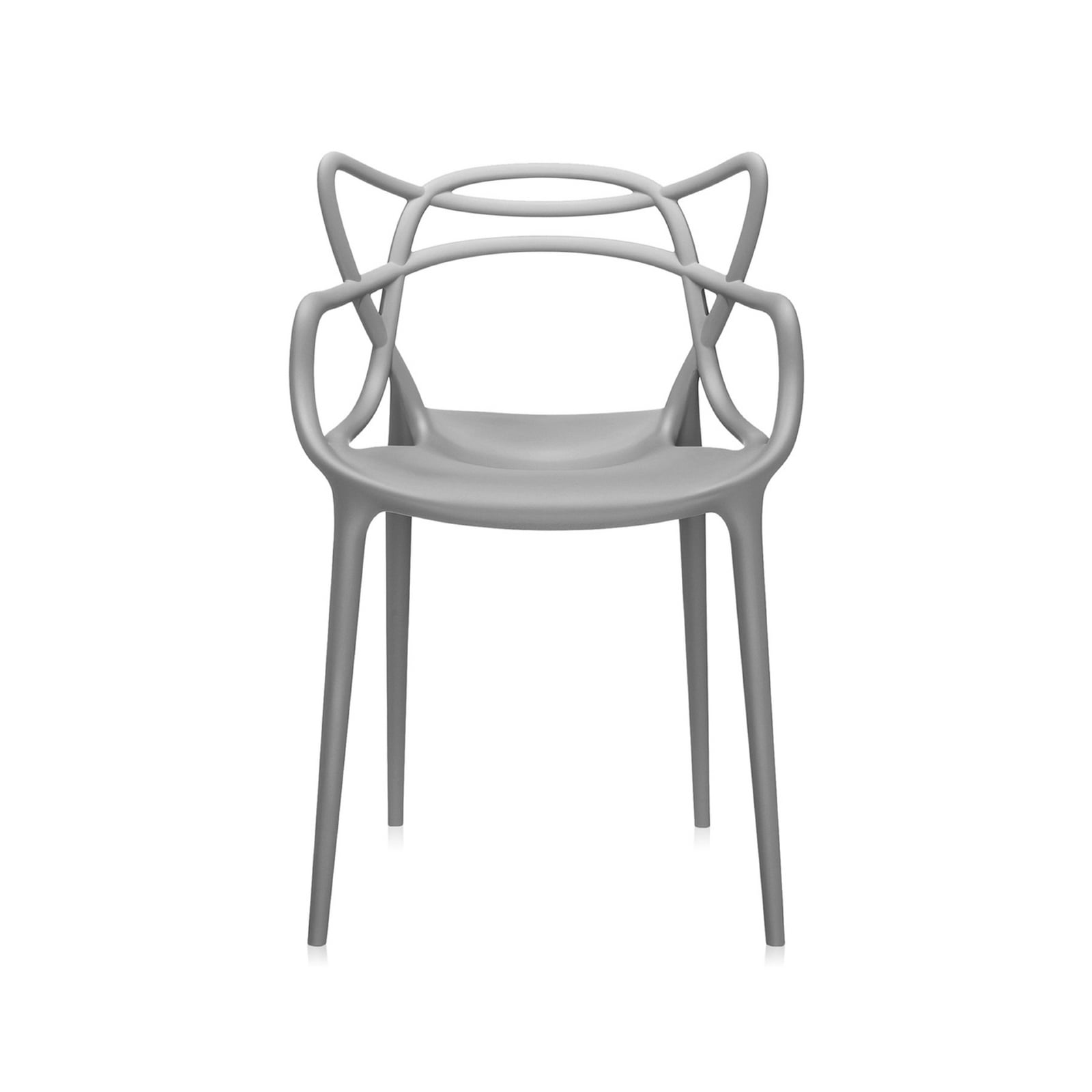 Masters chair, grey, height 83 cm - Kartell