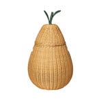 PEAR Aufbewahrungskorb Rattan natur Höhe 83 cm - ferm LIVING