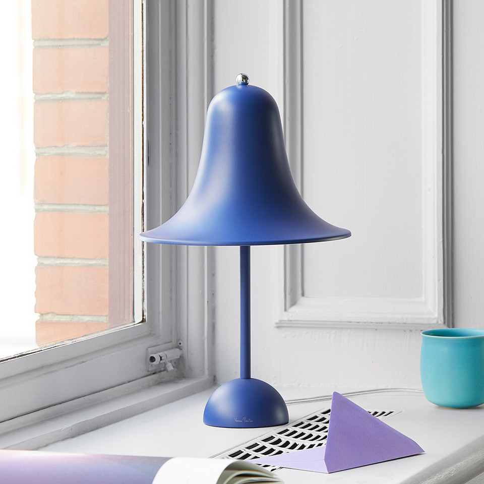 Verpan Pantop Bordslampa Ø23 Matt Classic, blå från Verpan