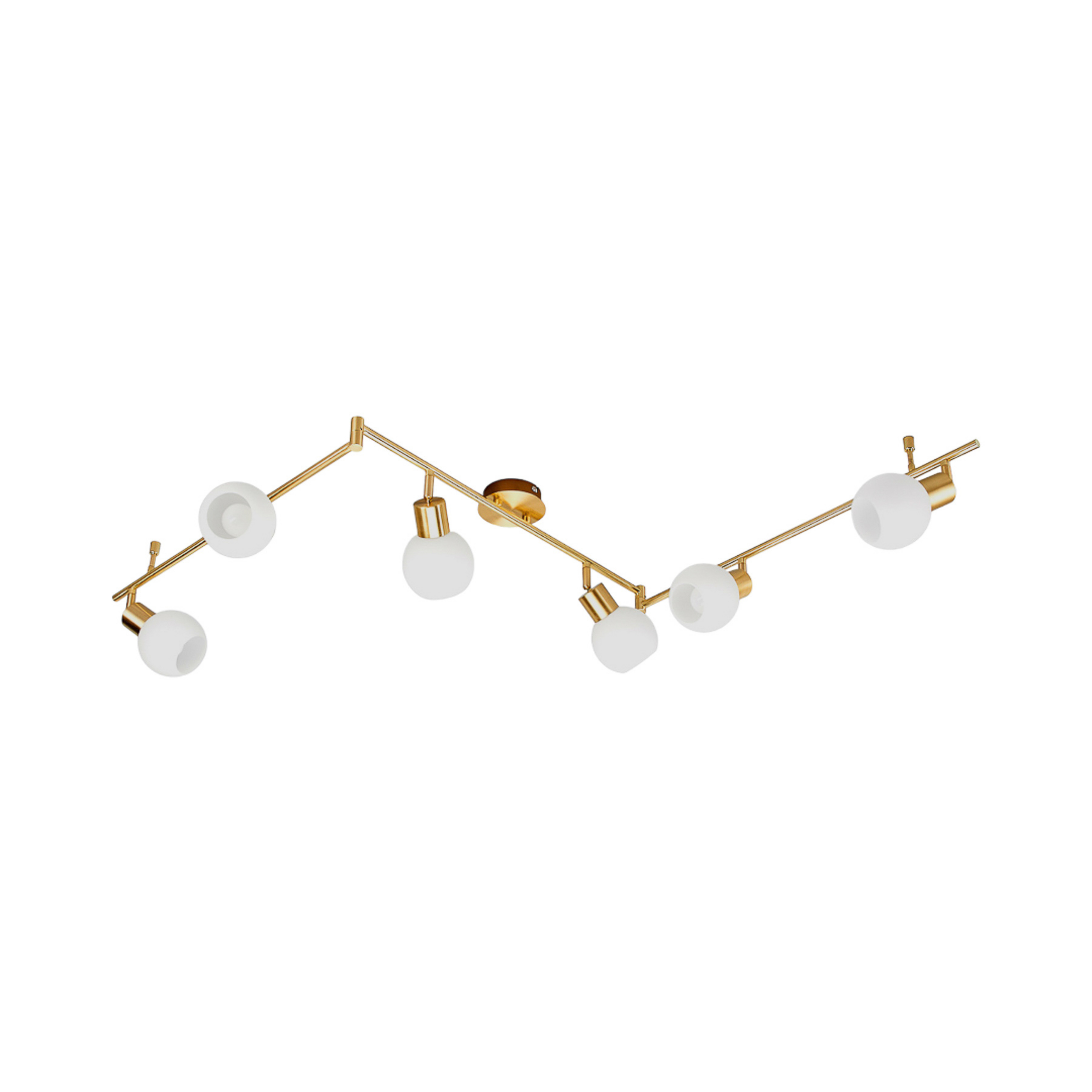 Eleina 6 Plafonnier Brass - Lindby
