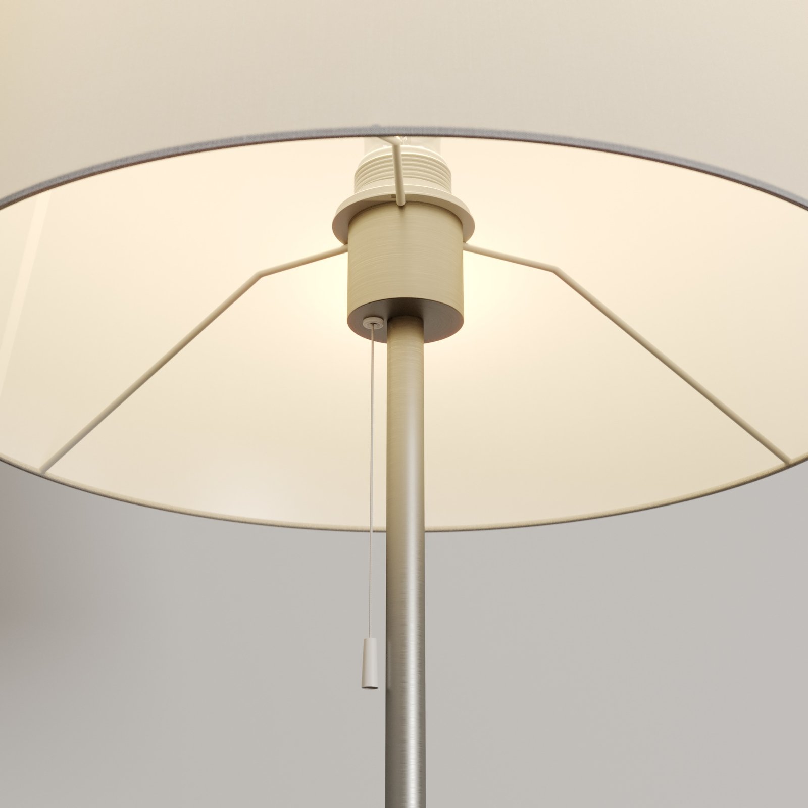 Nantwin Stehleuchte White/Nickel - Lindby