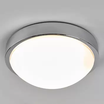 Plafonnier led salle de bain garniture en aluminium ip44 1 ampoule avec  abat-jour en acrylique