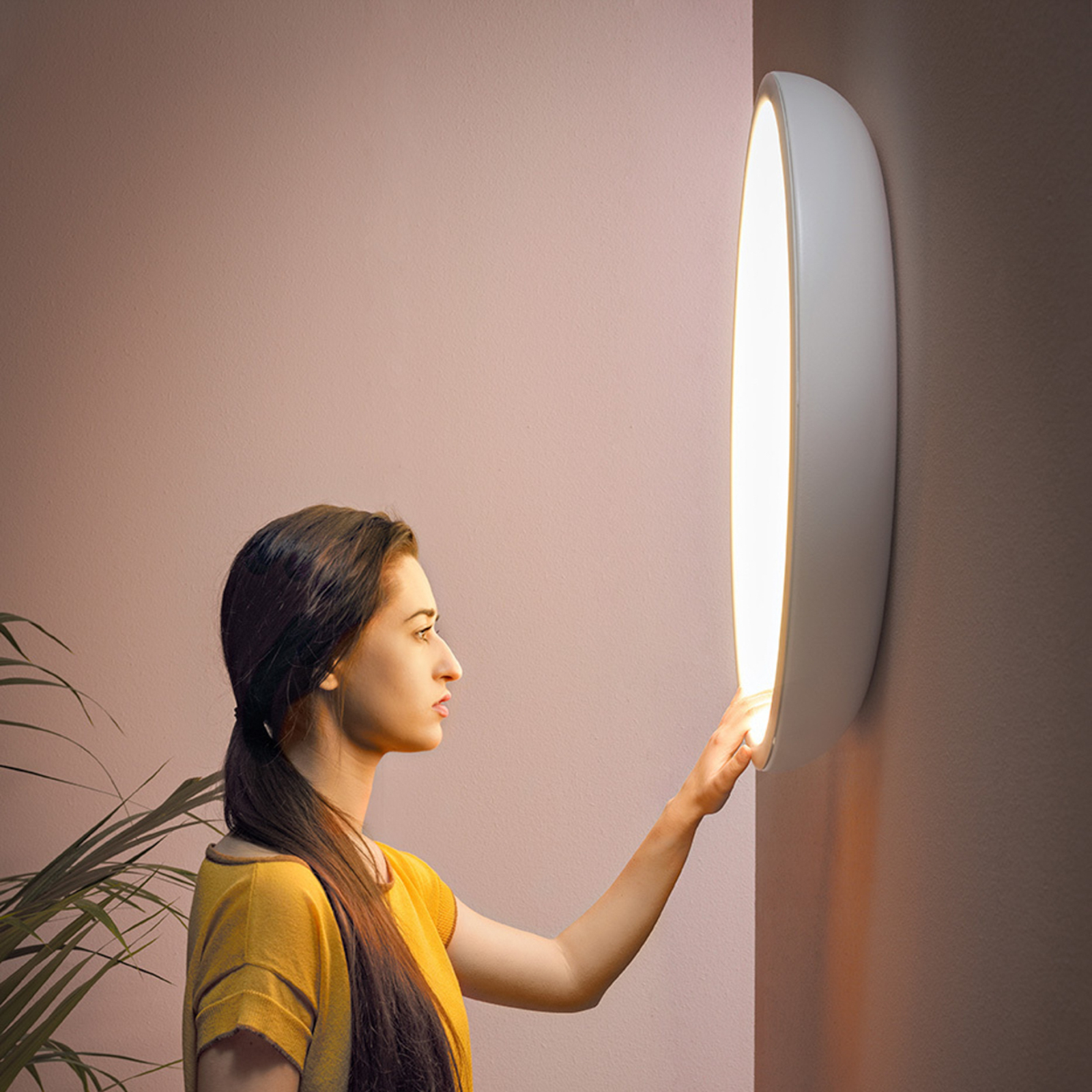 Stilnovo Reflexio stropné LED svetlo Ø 65 cm biela