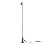 Brisa udendørs LED-gulvlampe, 1 lyskilde, brun - Vibia