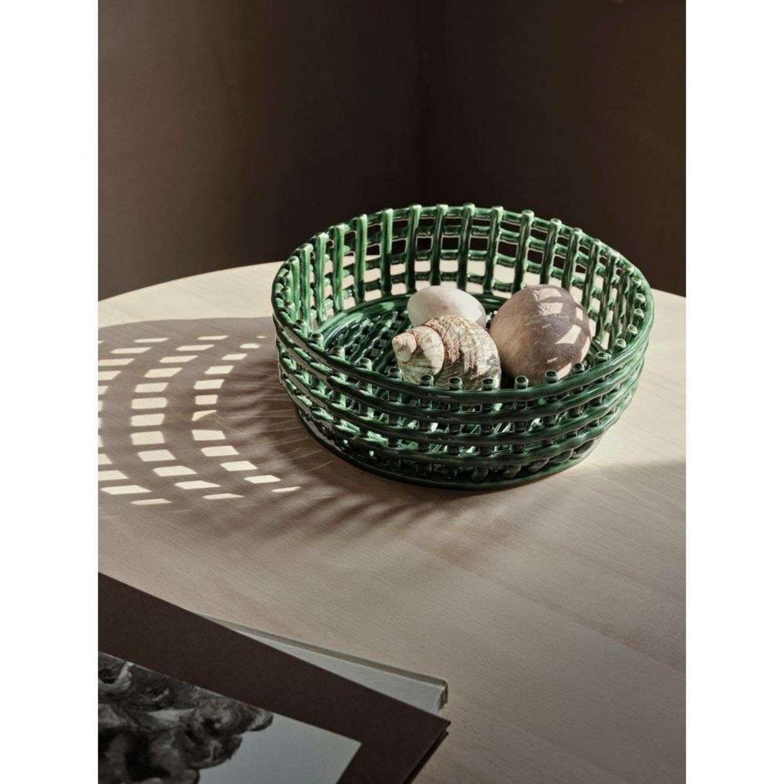 Ceramic Centrepiece Emerald Green - ferm LIVING