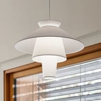 Lampa wisząca MARKET SET Ruche, Ø 40 cm, biała