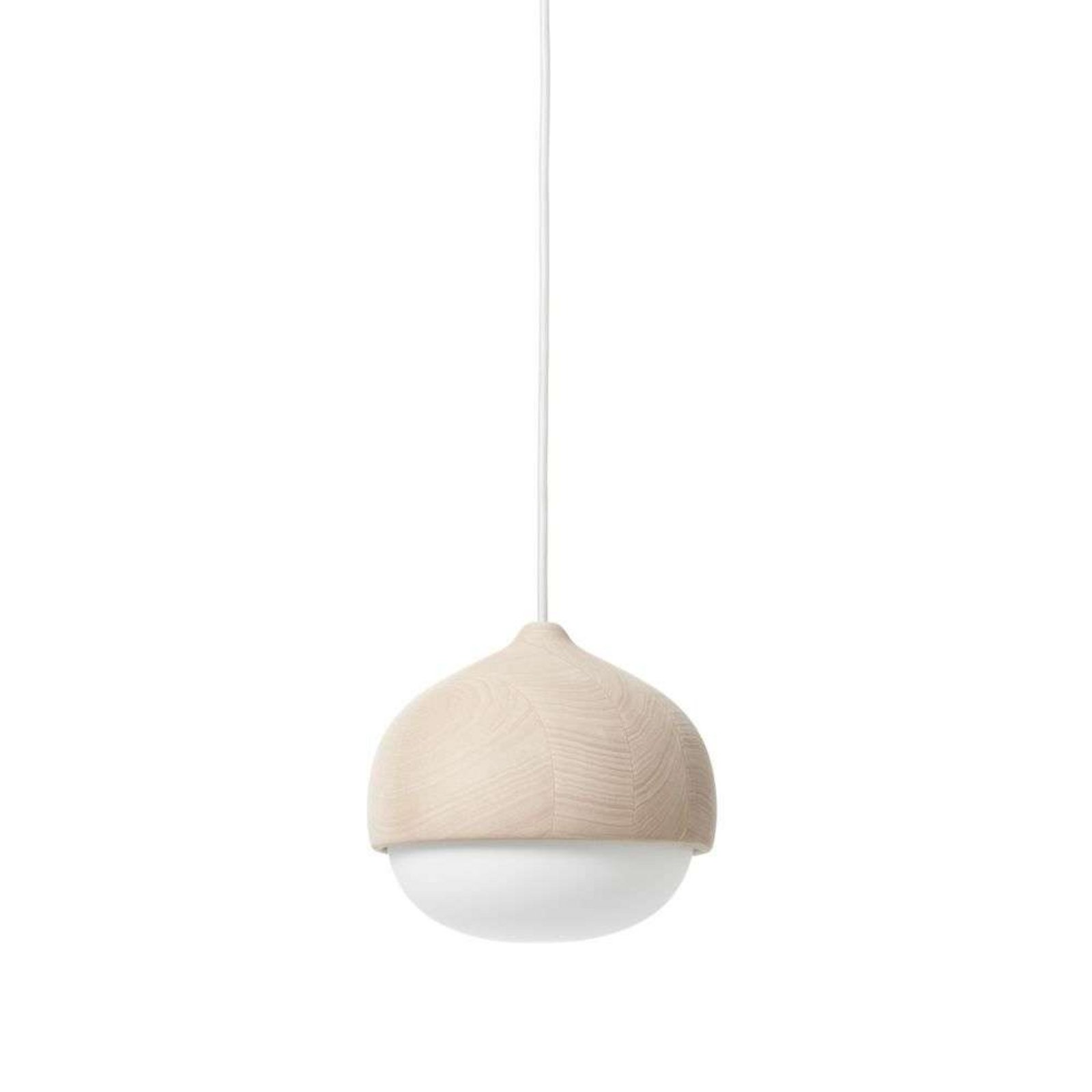 Terho Závěsná Lampa Medium Natural/White Opal - Mater