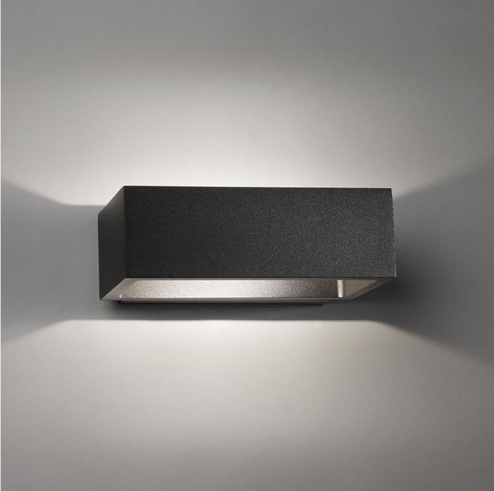 Brick LED Aplique de Pared 3000K Negro - LIGHT-POINT