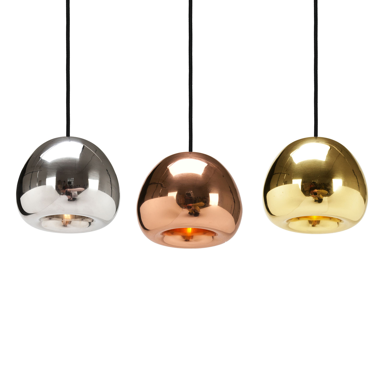 Tom Dixon Void Mini LED-Pendellampe Ø15cm chrom