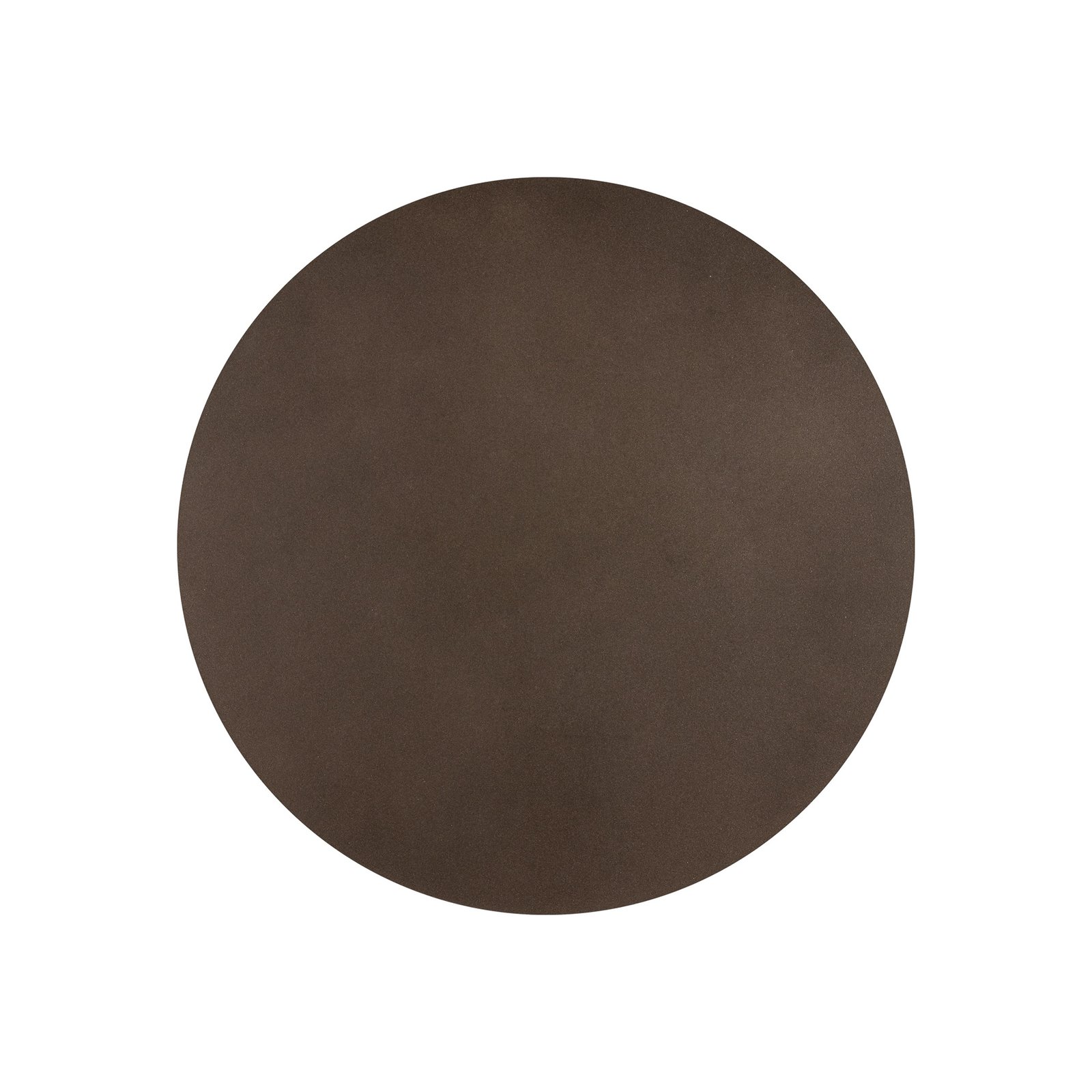 Luna seinävalaisin, ruskea, epäsuora valo, Ø 30 cm, teräs