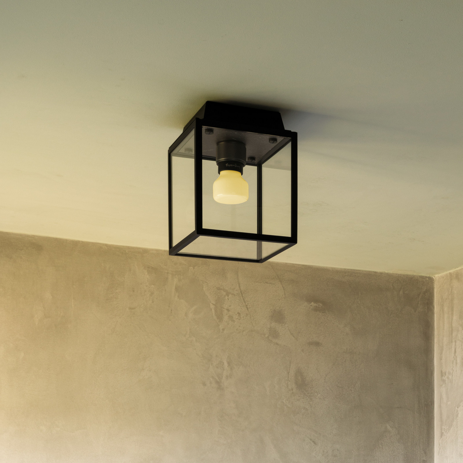 Buster + Punch Caged Wet Small IP44 gun metal - Baie - design - negru gun metal - Oțel inoxidabil