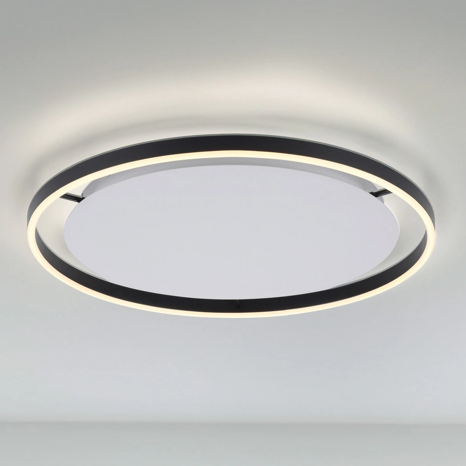 LED-Deckenleuchte Ritus, Ø 58,5cm, anthrazit