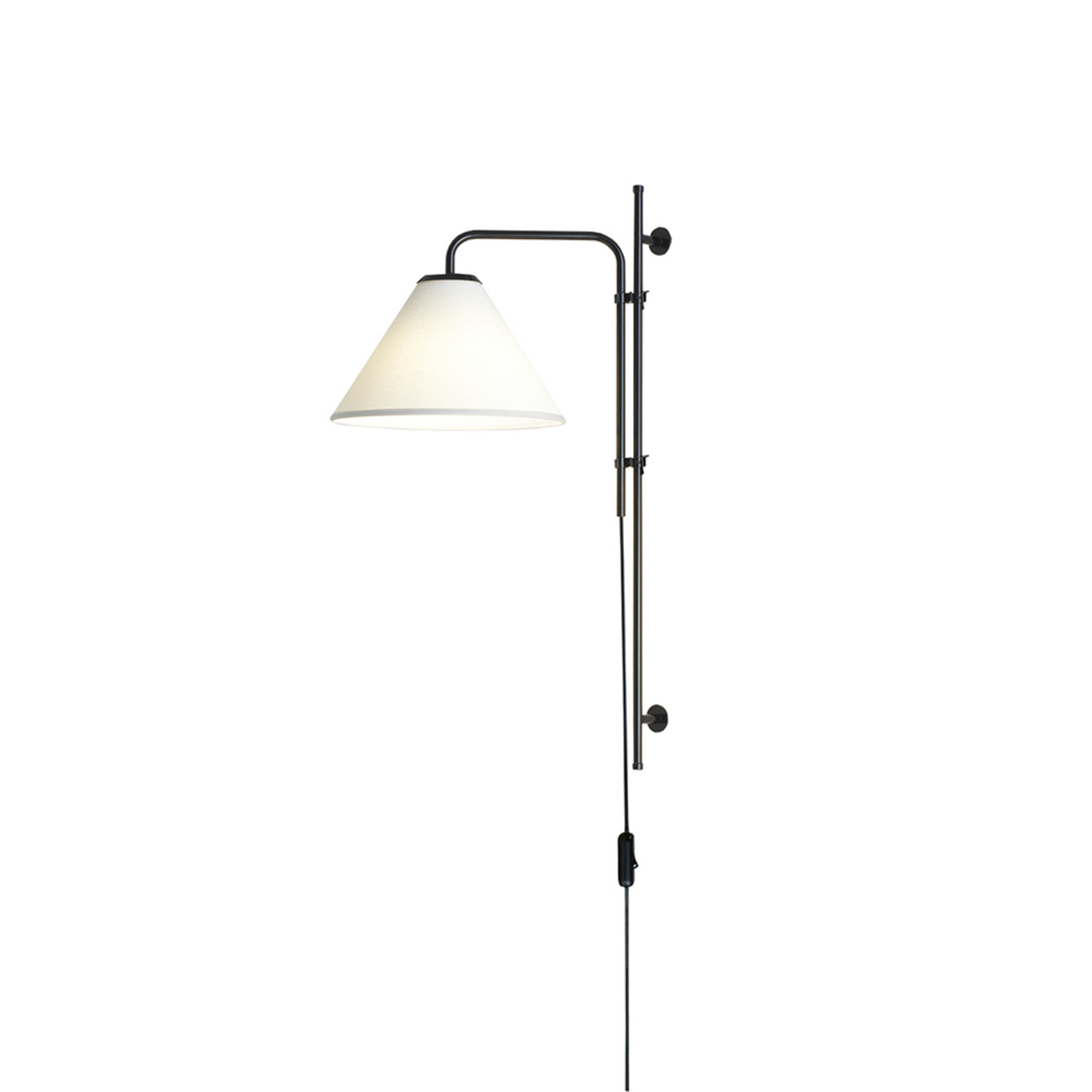 Funiculi Fabric Applique Murale Noir-Blanc - Marset