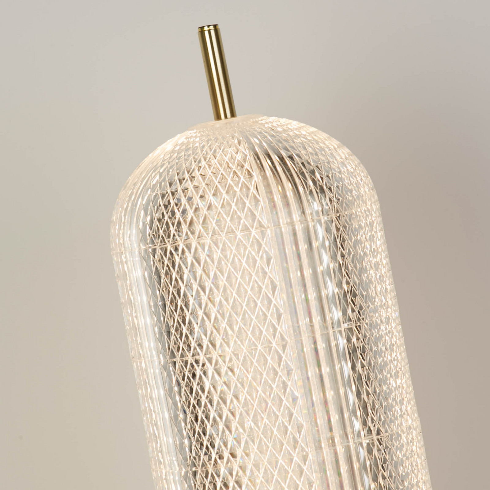 Searchlight Lampă de masă Capsule LED culoarea alamei fier acrilic - Camera de zi / sufragerie - alamă transparent - Metal