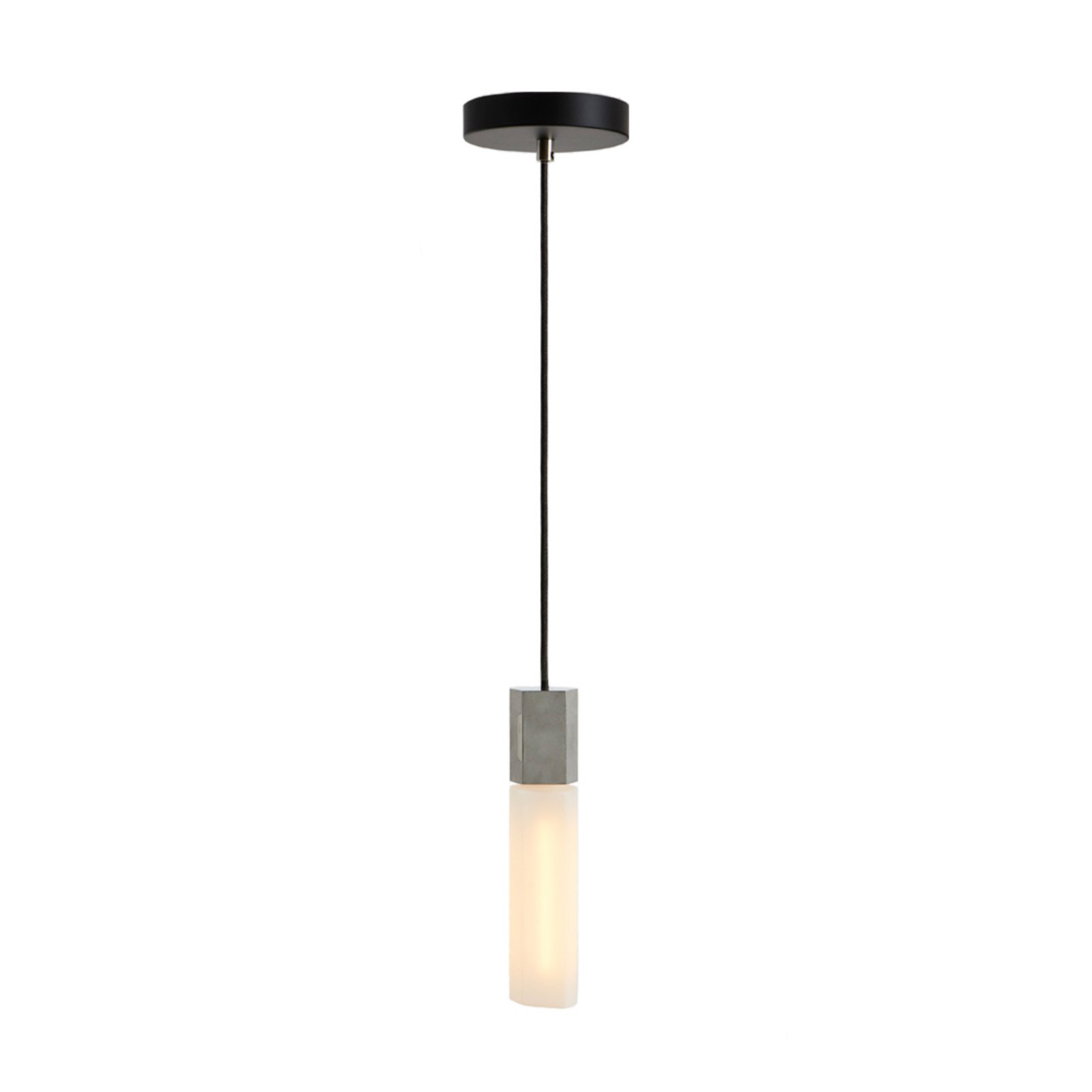 Basalt Single Pendant Stainless Steel - Tala