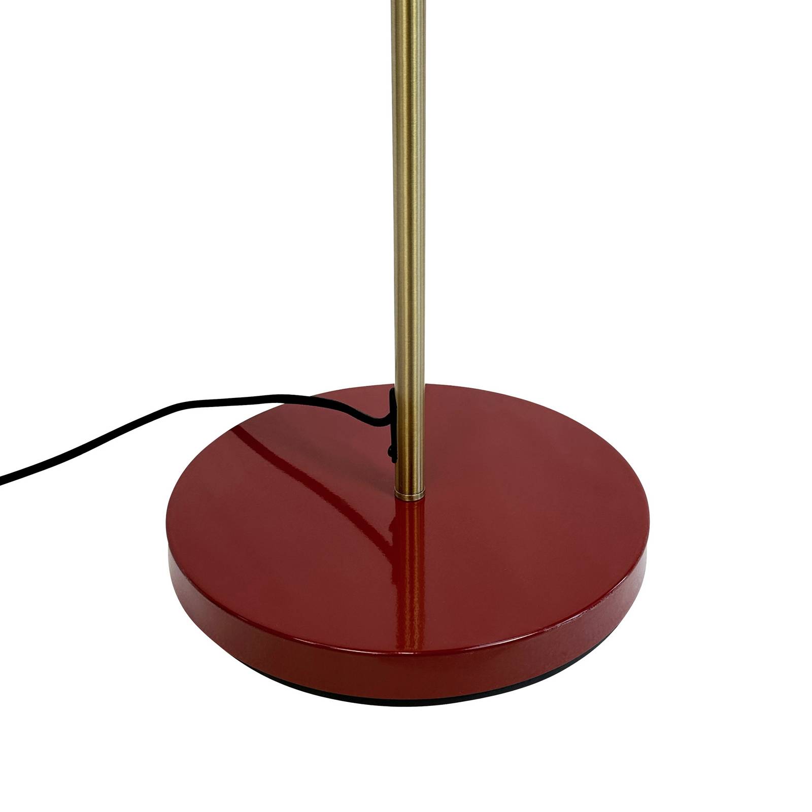 Dyberg Larsen Lampa podłogowa Ocean, ciemnoczerwona, 160 cm, 2-punktowa.