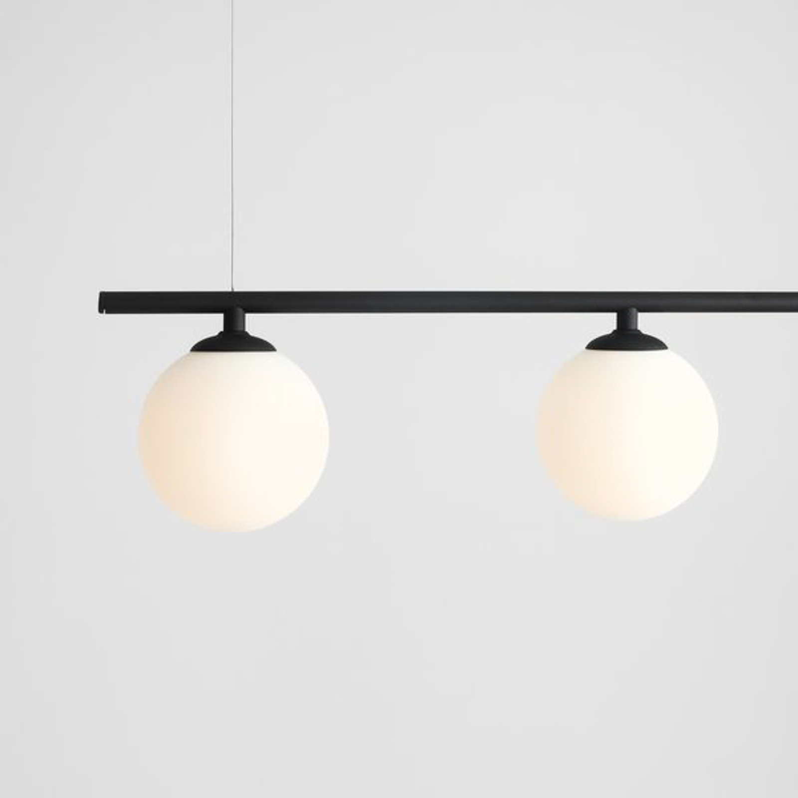 Hanglamp Beryl, 3-lamps, zwart