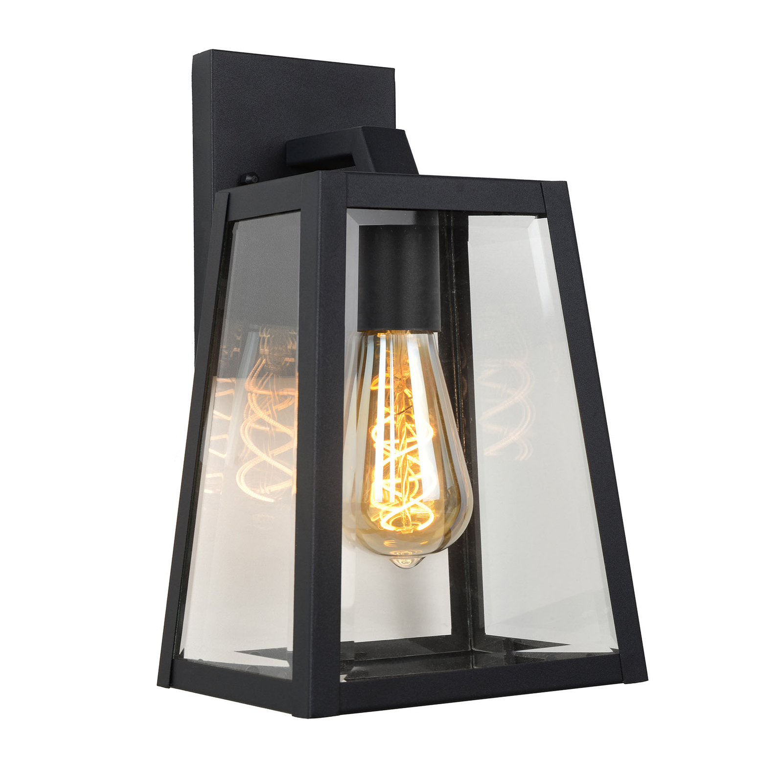 Matslot buitenwandlamp met helder glas