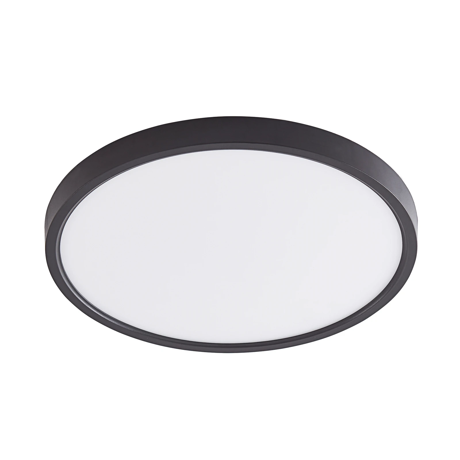 Lindby Smart LED plafondlamp Pravin, Ø 23 cm, CCT, zwart