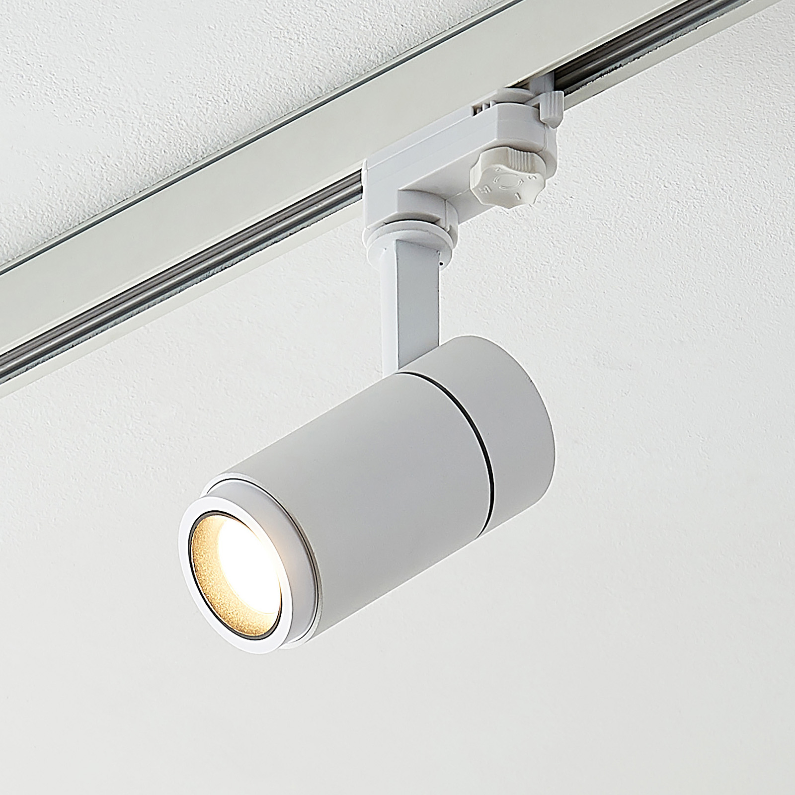 Arcchio Nanna LED track system spotlight, 12.5W, for Workroom / Office, aluminium, plastic, 12.5 W, energy efficiency: A+, W: 6.5 cm, H: 23.4 cm