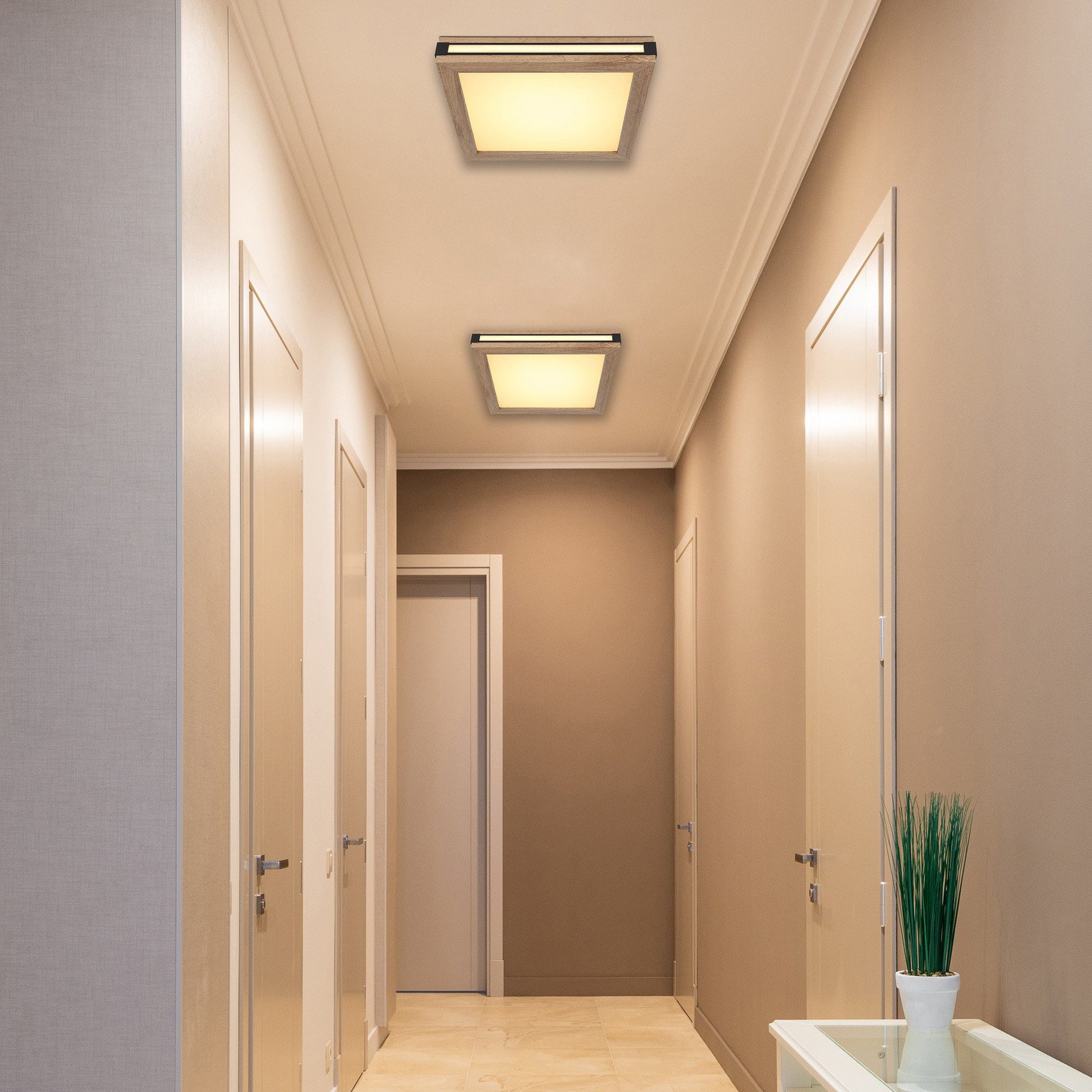 Plafonieră cu LED Karla pătrat 30x30 cm