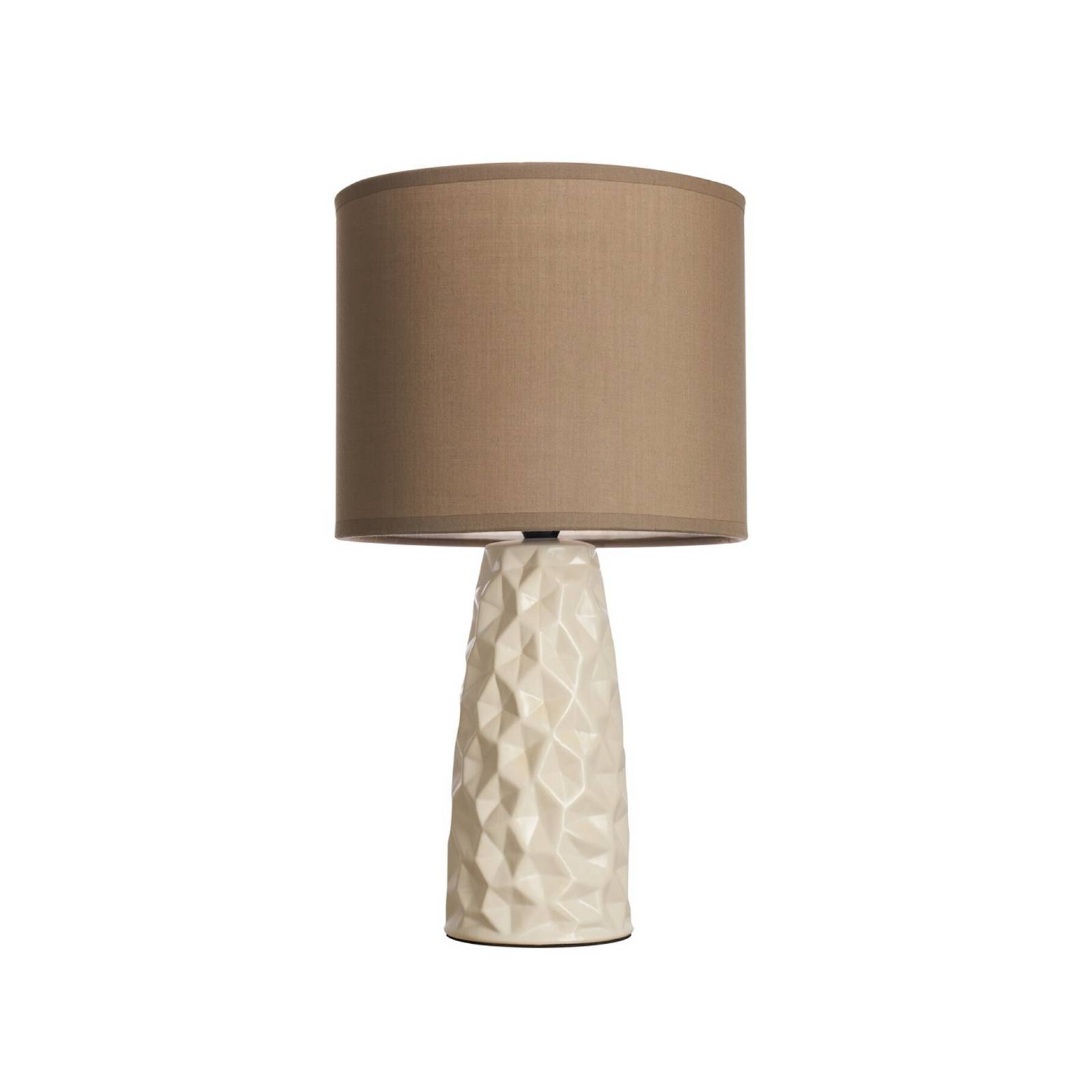 Pauleen Tischlampe FANCY SCULPT, taupe/beige, Höhe 41 cm