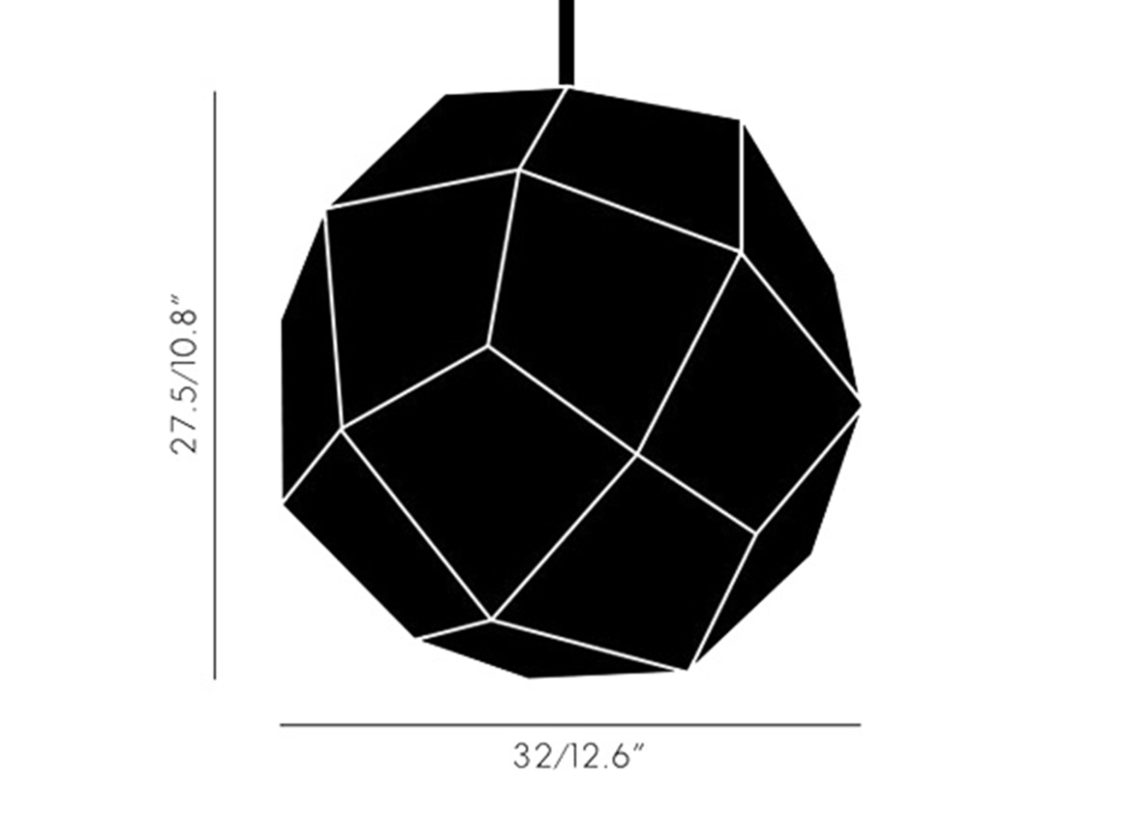 Etch Lámpara Colgante Luz Lámpara Colgante Latón - Tom Dixon