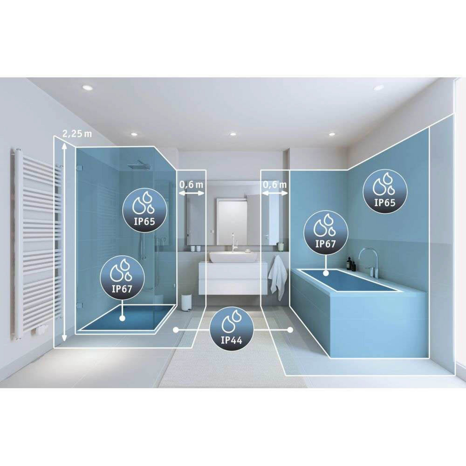 Paulmann LED inbouwspot Nova Coin Smart wit CCT, set van 3, 7,8 cm Paulmann LED inbouwspot Nova Coin Smart wit CCT, set van 3, 7,8 cm