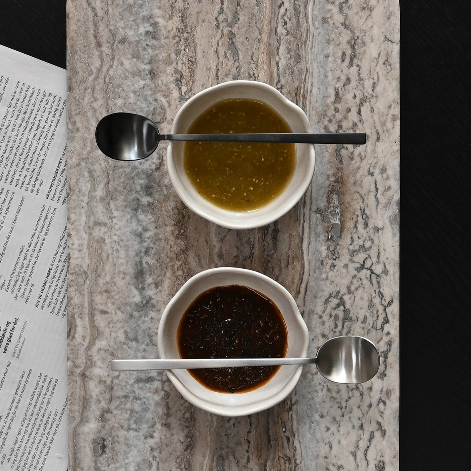 Łyżki Kogei, zestaw 4 sztuki, stal, wysokość 20 cm – 101 Copenhagen