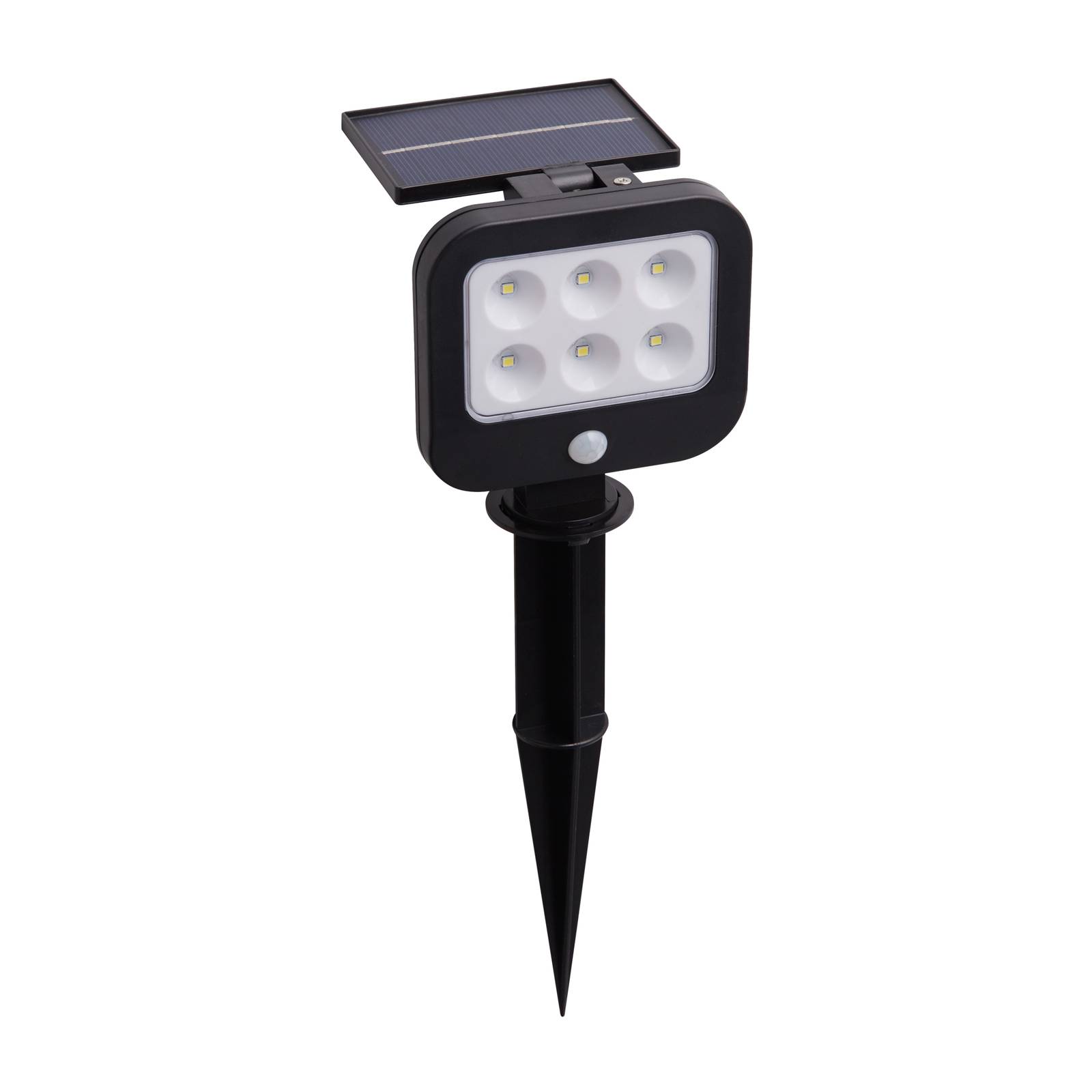 Lampa z grotem ziemnym LED 67424BK-PIR, czujnik ruchu, 36cm