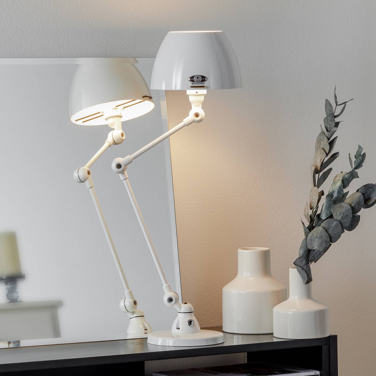 E-shop Jieldé Aicler AIC373 stolná lampa, biela