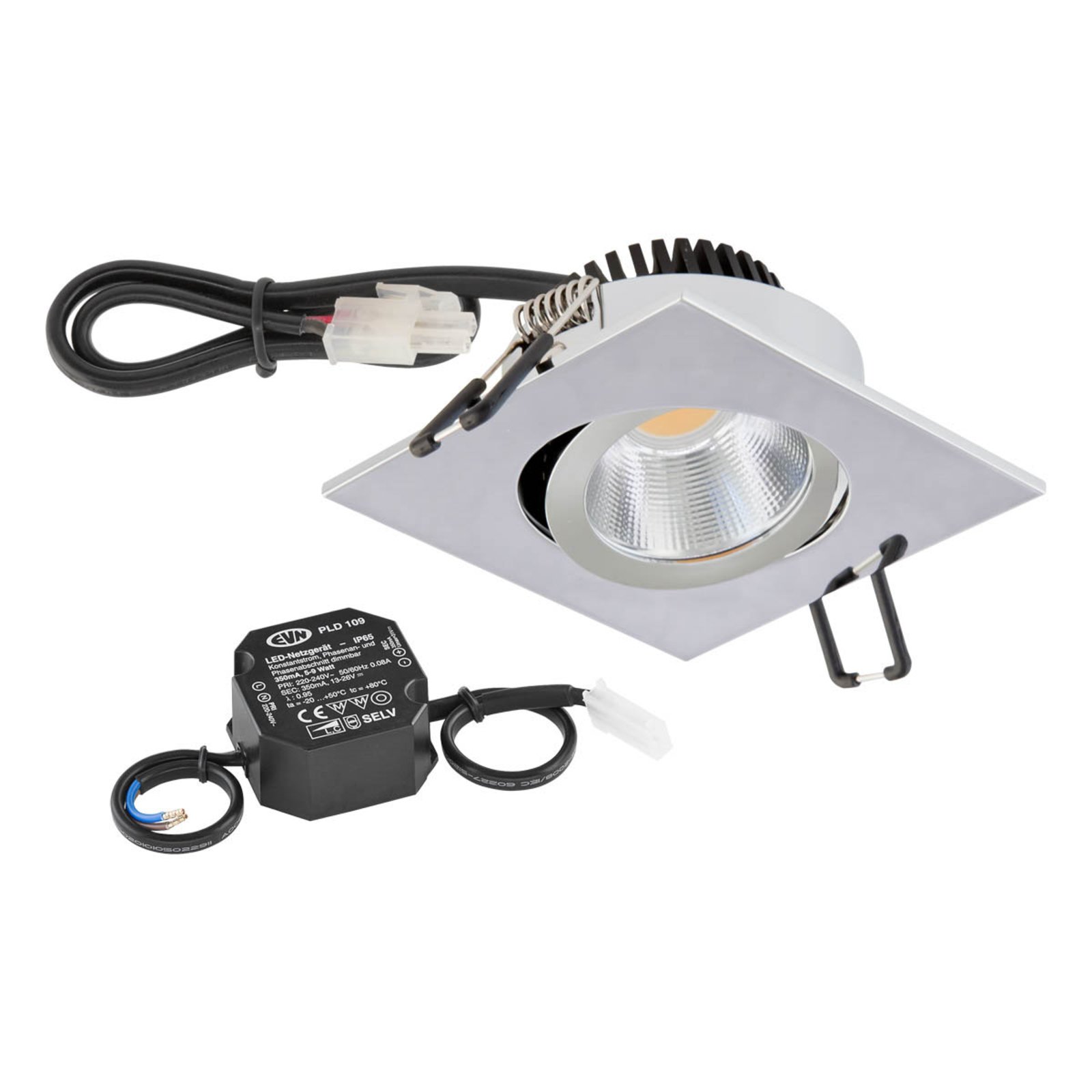 EVN PC20 recessed lamp angular phase dimmer 3000K