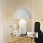 Oluce Atollo table lamp with dimmer Ø50cm white