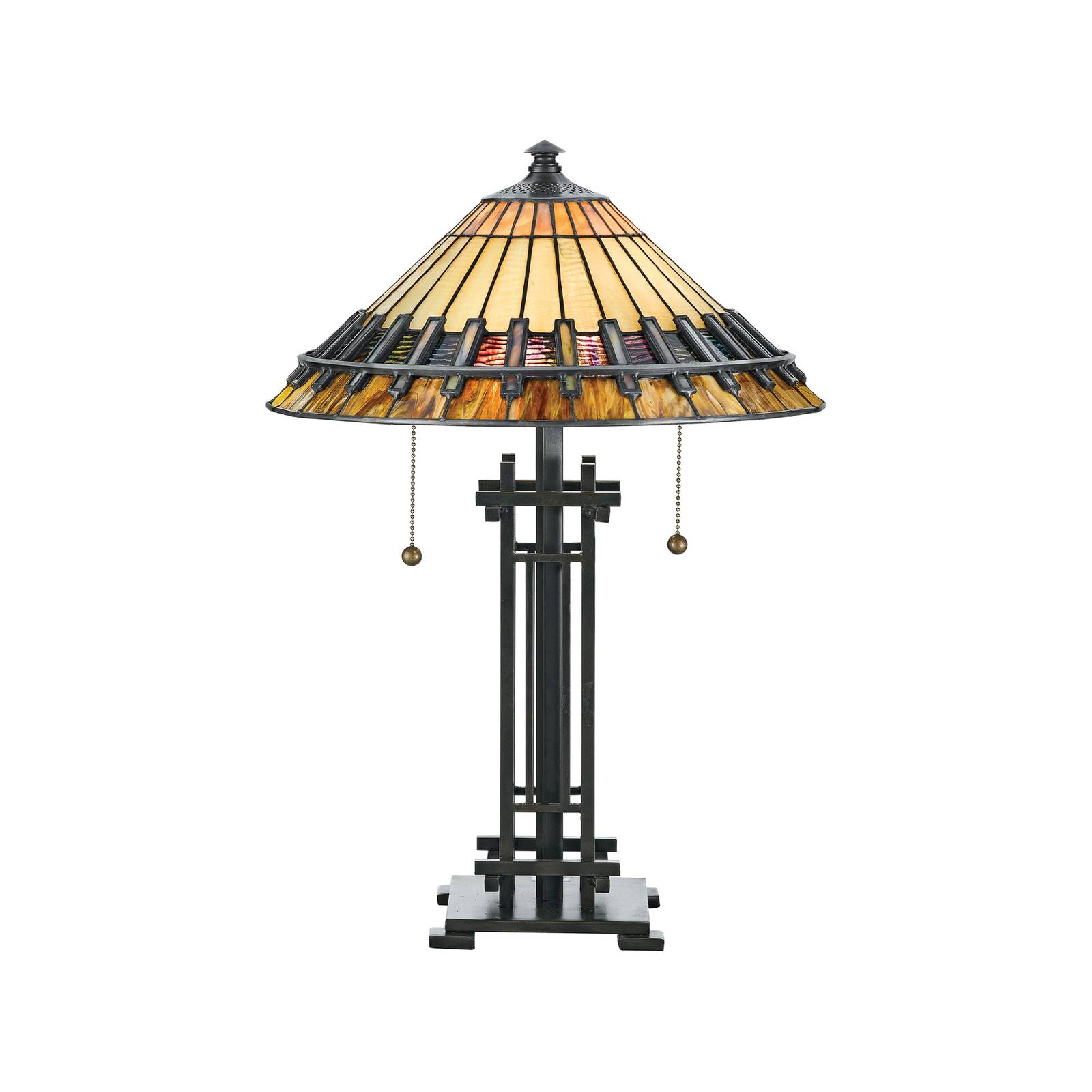 Image of Lampe à poser Chastain avec abat-jour Tiffany 5024005212416