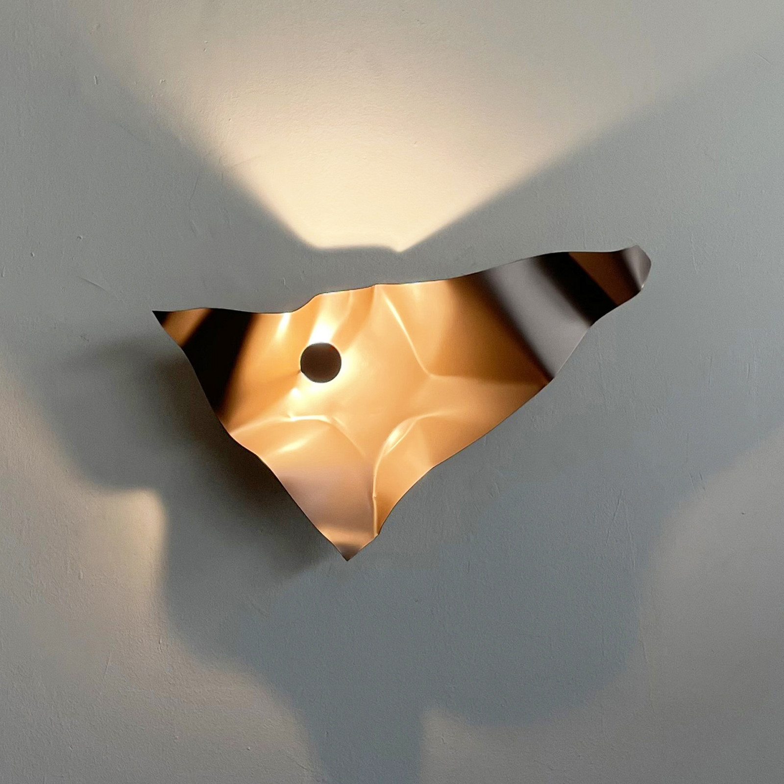 Aplică LED Knikerboker Zona dombra roz 79 cm - Camera de zi / sufragerie - Design - roz vechi - Metal