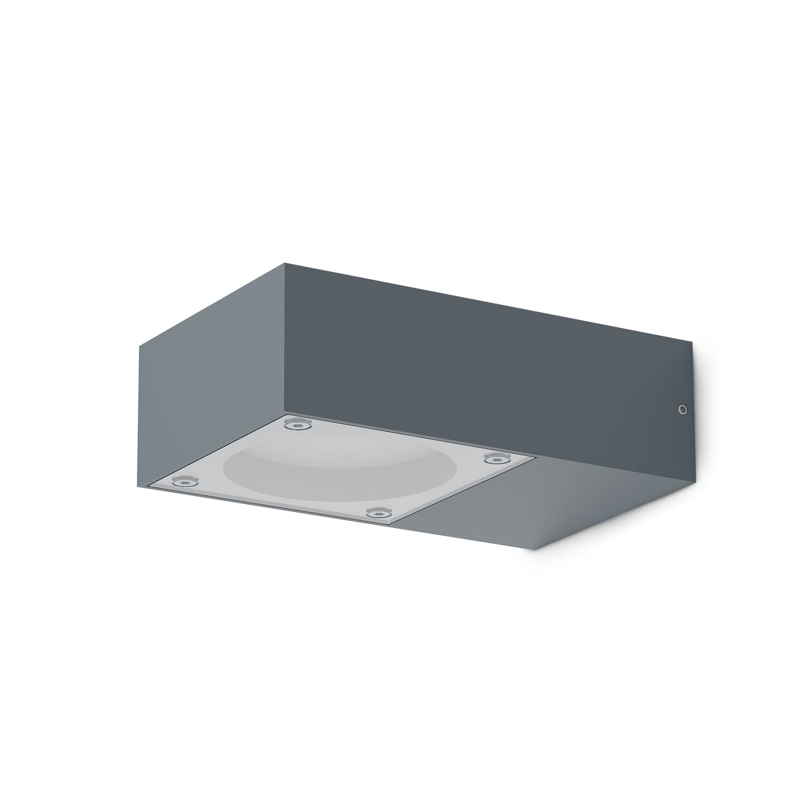 Ideal Lux Außenwandlampe Sirio anthrazit Breite 10 cm Metall Ideal Lux Außenwandlampe Sirio anthrazit Breite 10 cm Metall