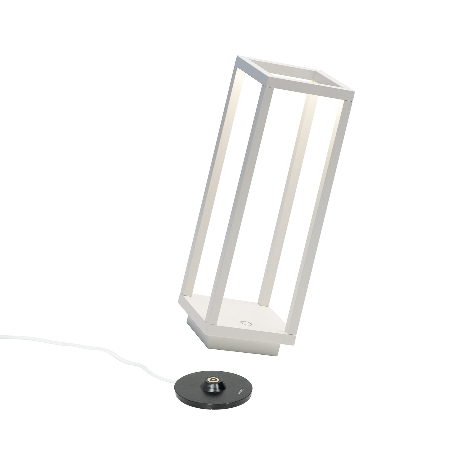 Zafferano Home Lanterna LED recarregável IP54 branco
