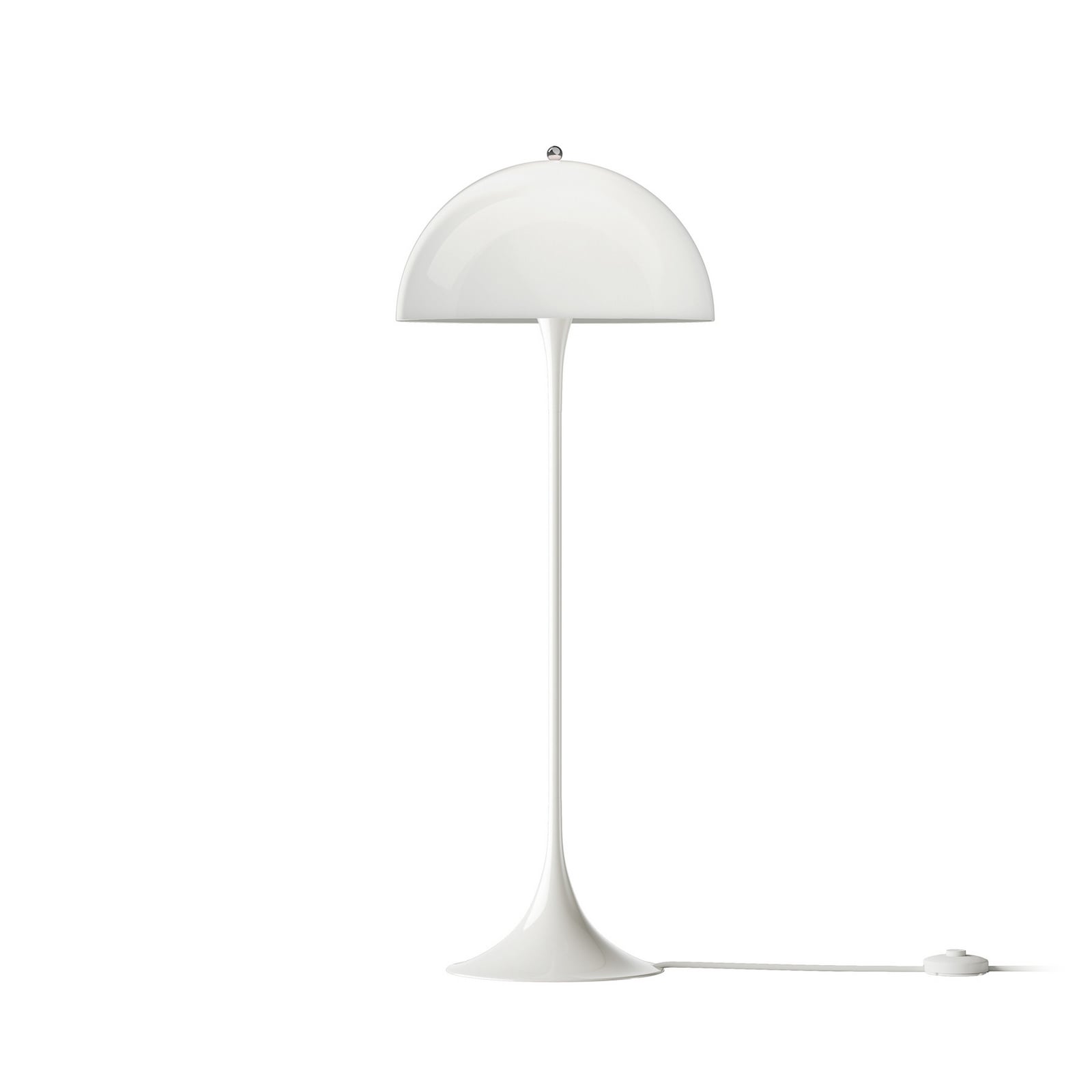 Panthella gulvlampe, opalhvid, højde 104 cm – Louis Poulsen