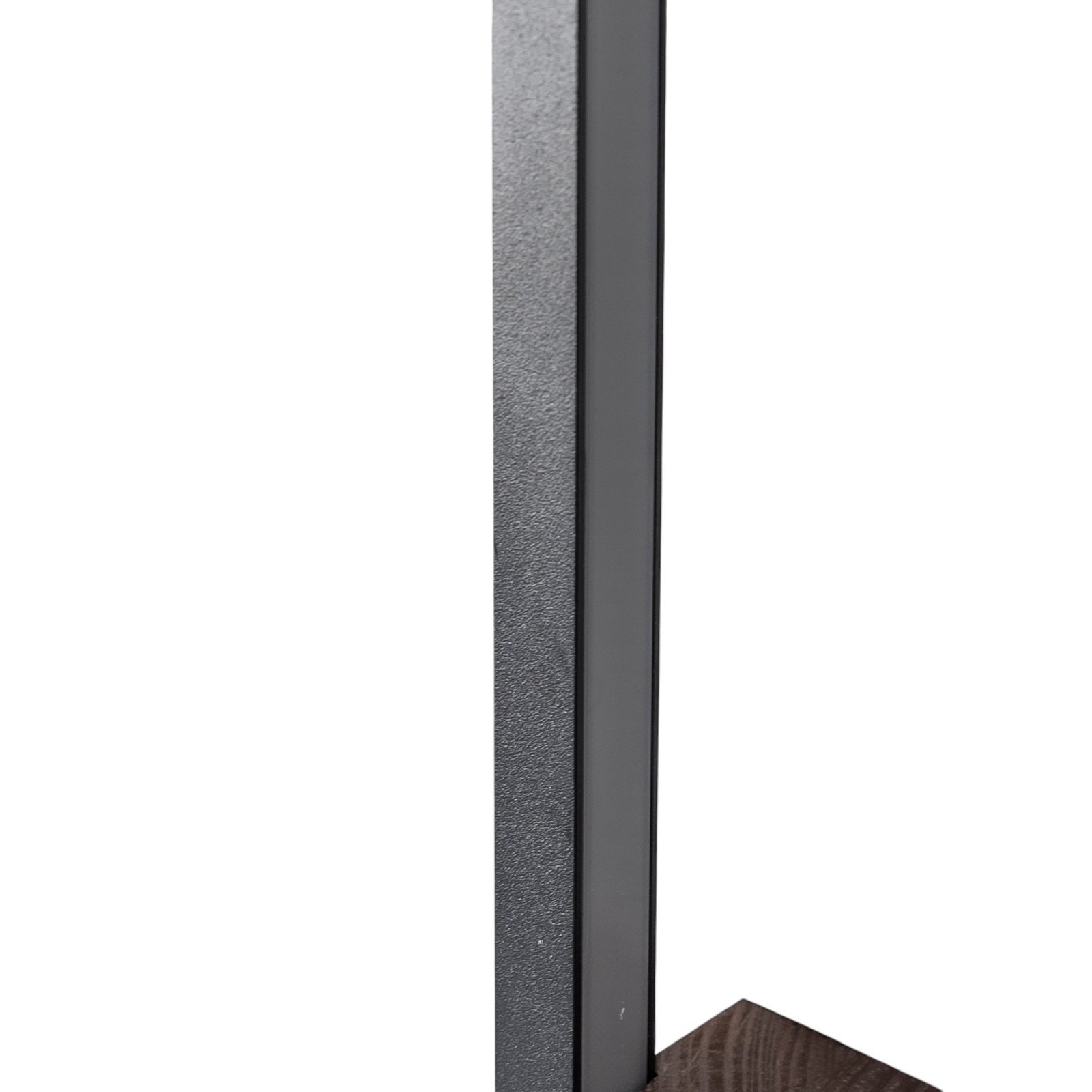 LED wall light Flash black/walnut height 108 cm 1-bulb