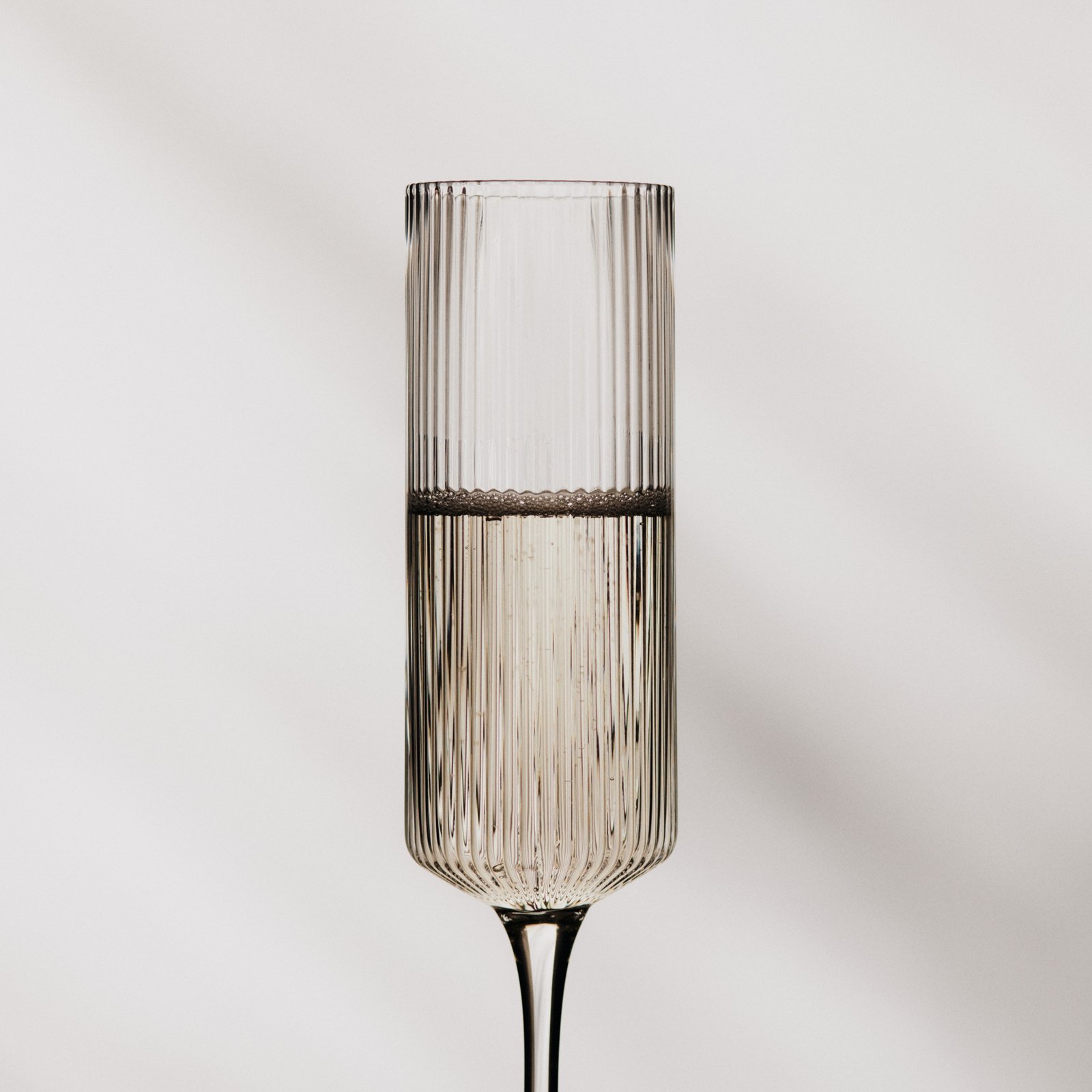 Ripple Champagner-Glas, transparent, 2er-Set - ferm LIVING