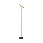 Candeeiro de pé LED Molto Luce Meyjo F, preto/dourado, alumínio