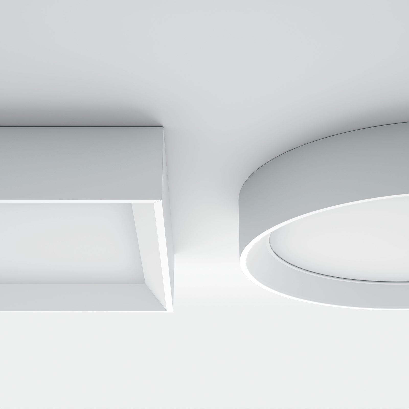 Tara R LED ceiling lamp, round, Ø 51 cm